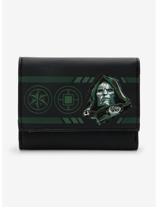 Her Universe Marvel Avengers: Doomsday Doctor Doom Flap Wallet - US 8714