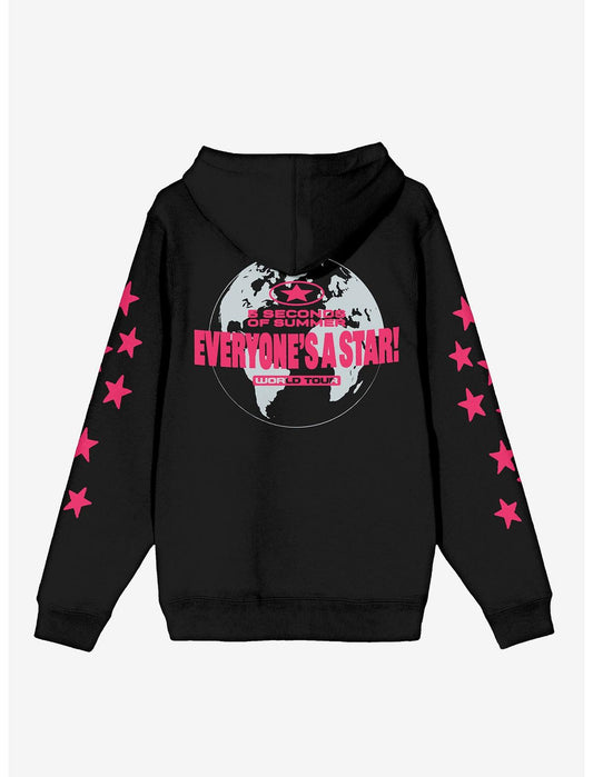 5 Seconds Of Summer Everyone's A Star! World Tour Hoodie - US 2985