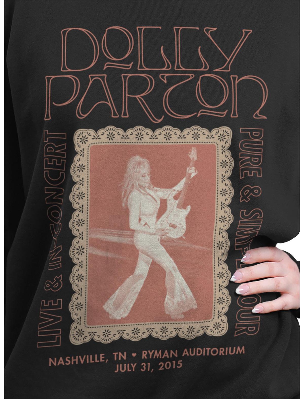 Dolly Parton Pure & Simple Tour Girls Oversized Sweatshirt - US 1494