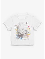 Dolly Parton Wildflowers Portrait Girls Baby T-Shirt - US 1582