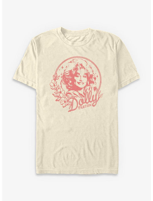 Dolly Parton Rope Circle Portrait T-Shirt - US 1601