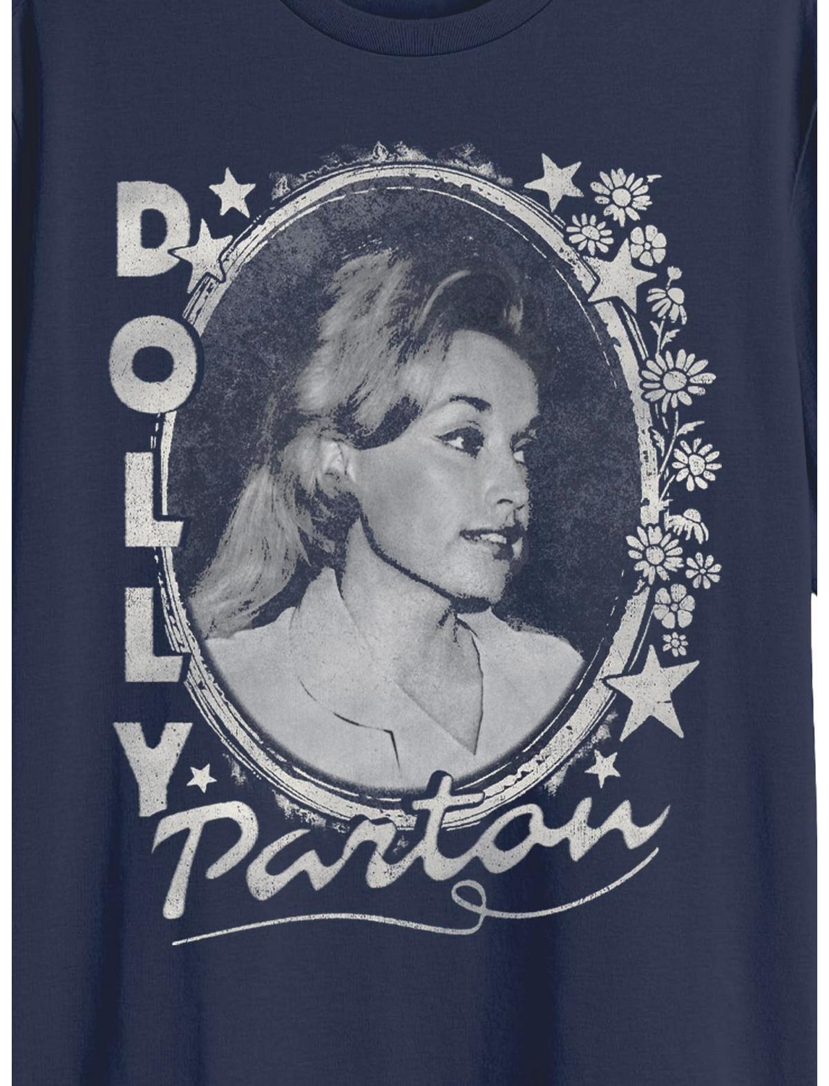 Dolly Parton Stars And Flowers T-Shirt - US 0861
