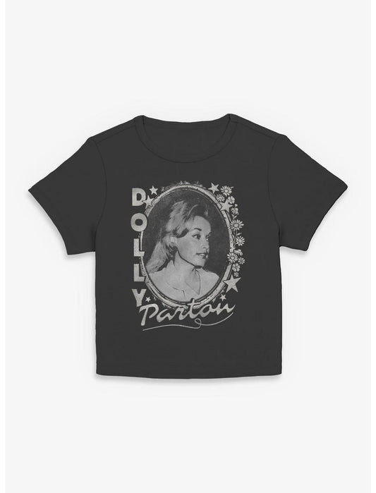 Dolly Parton Stars And Flowers Girls Baby T-Shirt - US 0795