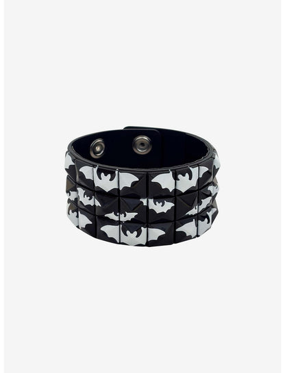 Bat Pyramid Stud Cuff Bracelet - US 3468