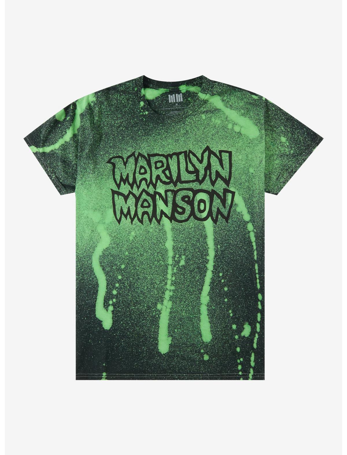 Marilyn Manson Green Spray T-Shirt - US 4311
