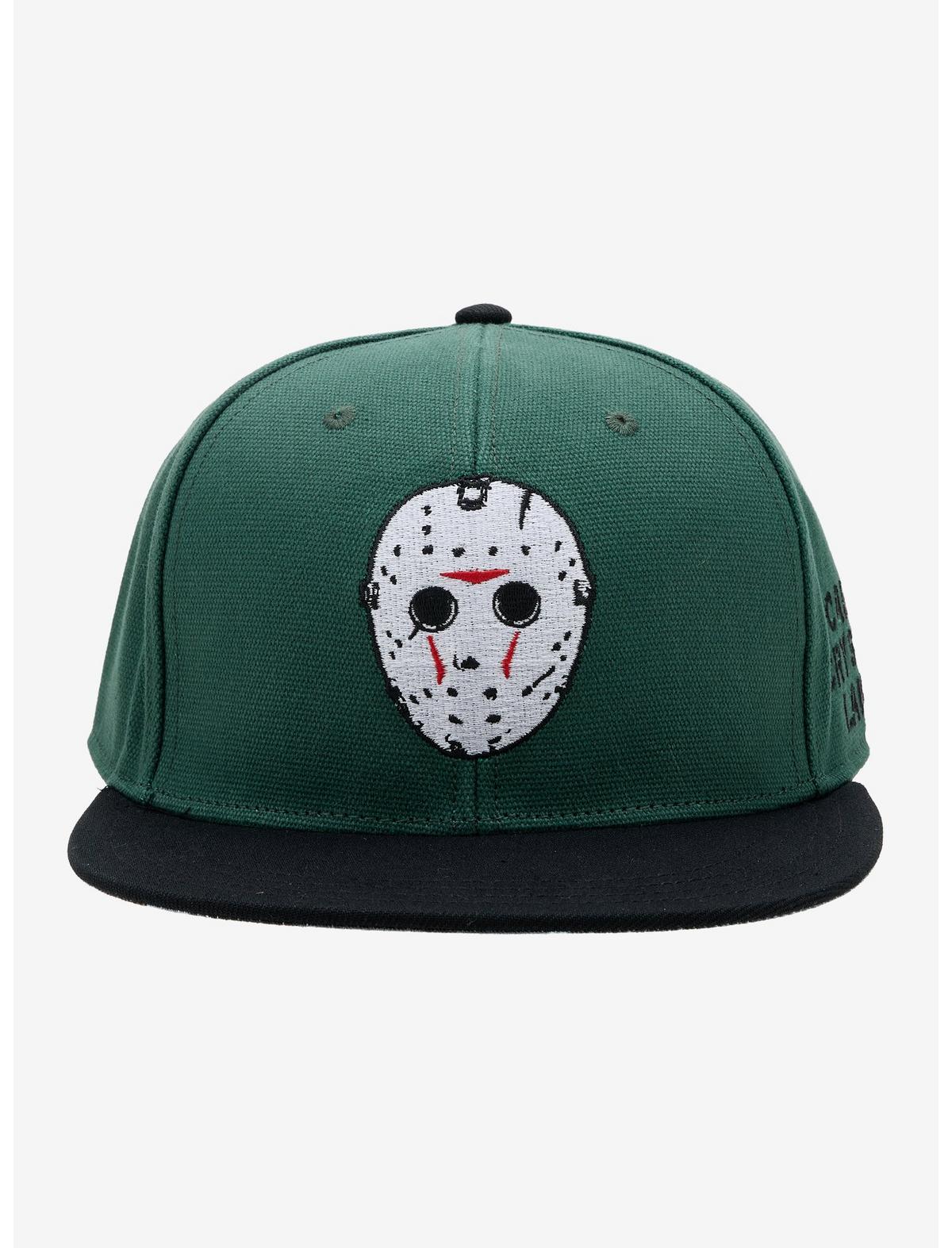 Friday The 13th Jason Mask Snapback Hat - US 8411