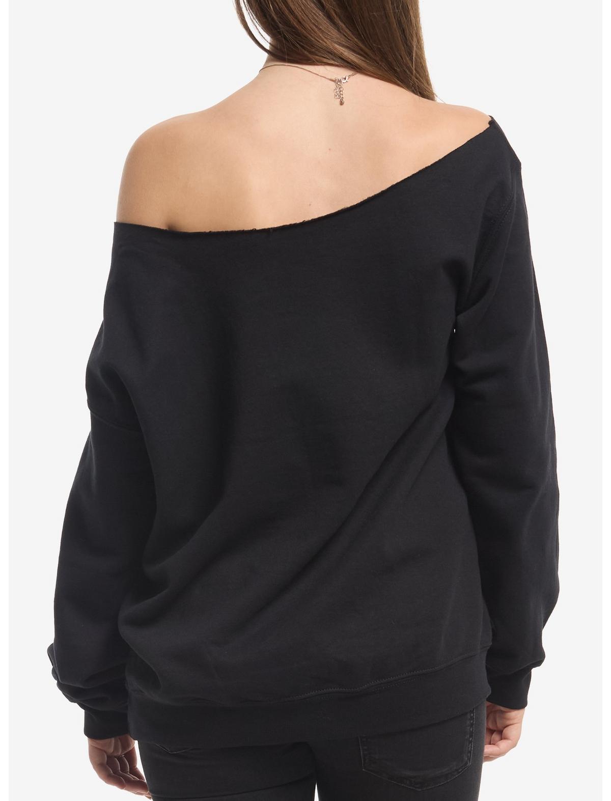 5 Seconds Of Summer Group Stars Off-Shoulder Sweatshirt - US 7411