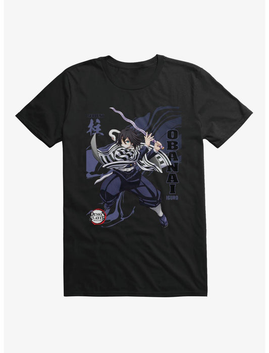 Demon Slayer Infinity Castle Obanai Serpent Wave T-Shirt - US 7650