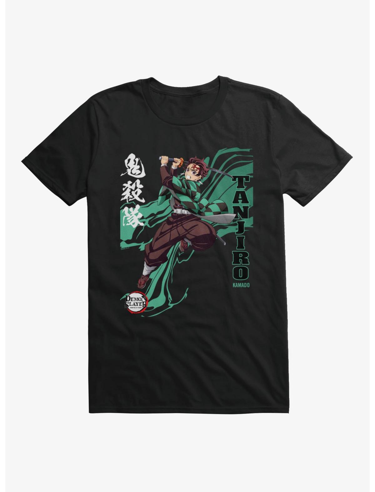 Demon Slayer Infinity Castle Tanjiro Wave T-Shirt - US 3409