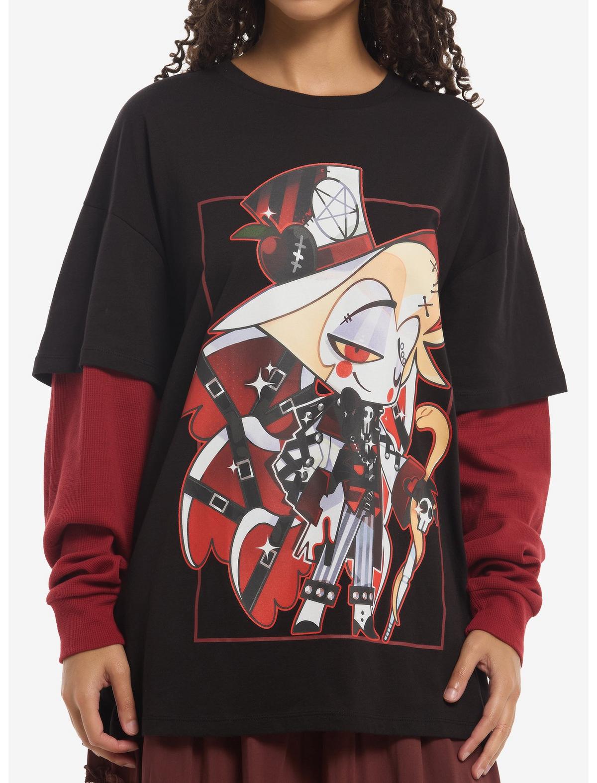 Hazbin Hotel Chibi Lucifer Twofer Long-Sleeve T-Shirt - US 5886