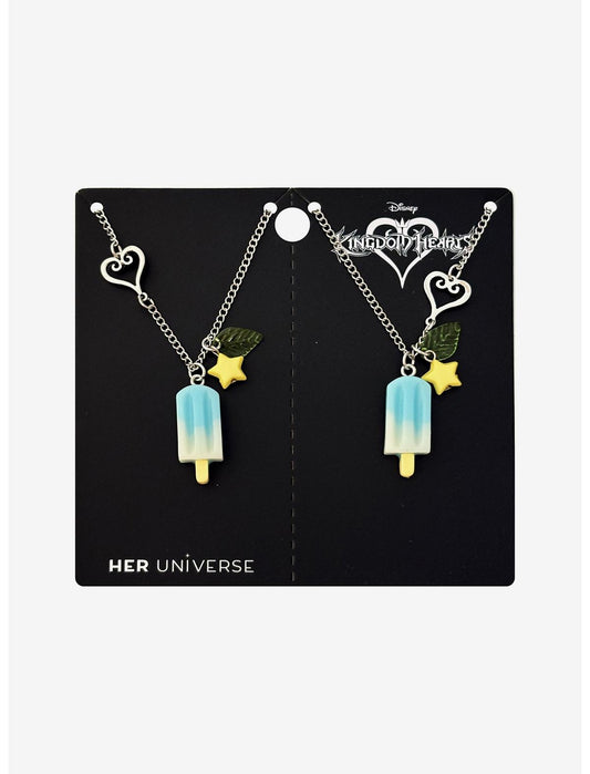 Her Universe Disney Kingdom Hearts Sea Salt Ice Cream Best Friend Necklace Set - US 2739