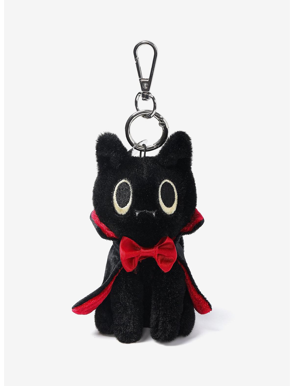 McHugs Dracula Cat Plush Keychain - US 7531