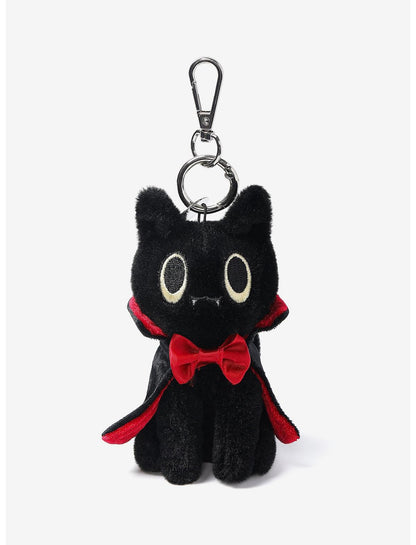 McHugs Dracula Cat Plush Keychain - US 7531