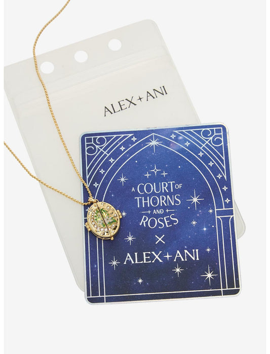 Alex And Ani A Court Of Thorns And Roses There You Are Locket Necklace - US 2686