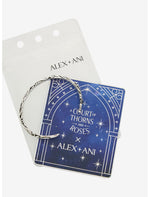 Alex And Ani A Court Of Thorns And Roses Illyrian Sword & Shadows Cuff Bracelet - US 2197