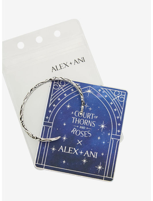 Alex And Ani A Court Of Thorns And Roses Illyrian Sword & Shadows Cuff Bracelet - US 2197