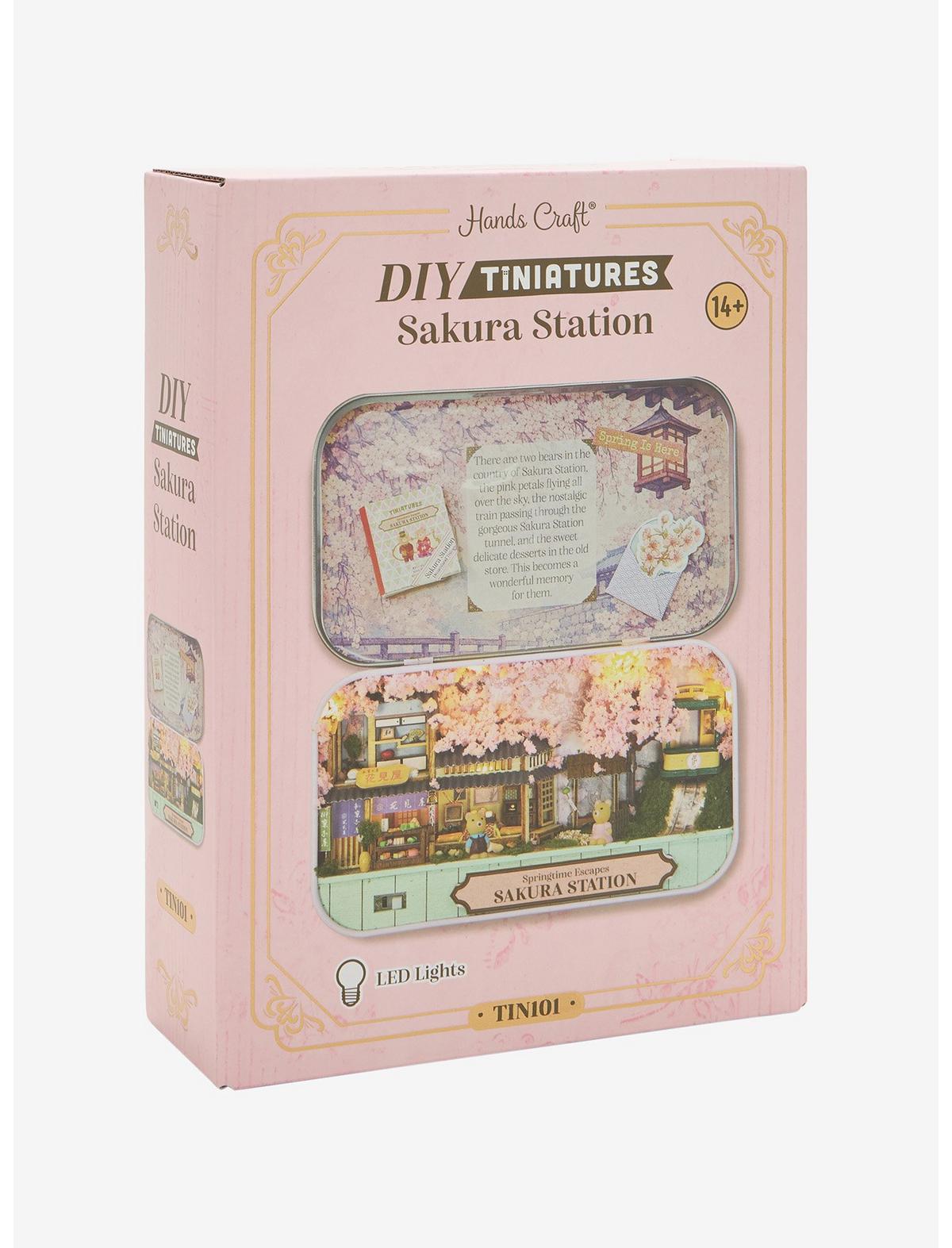 Hands Craft DIY Tiniatures Sakura Station Kit - US 3922