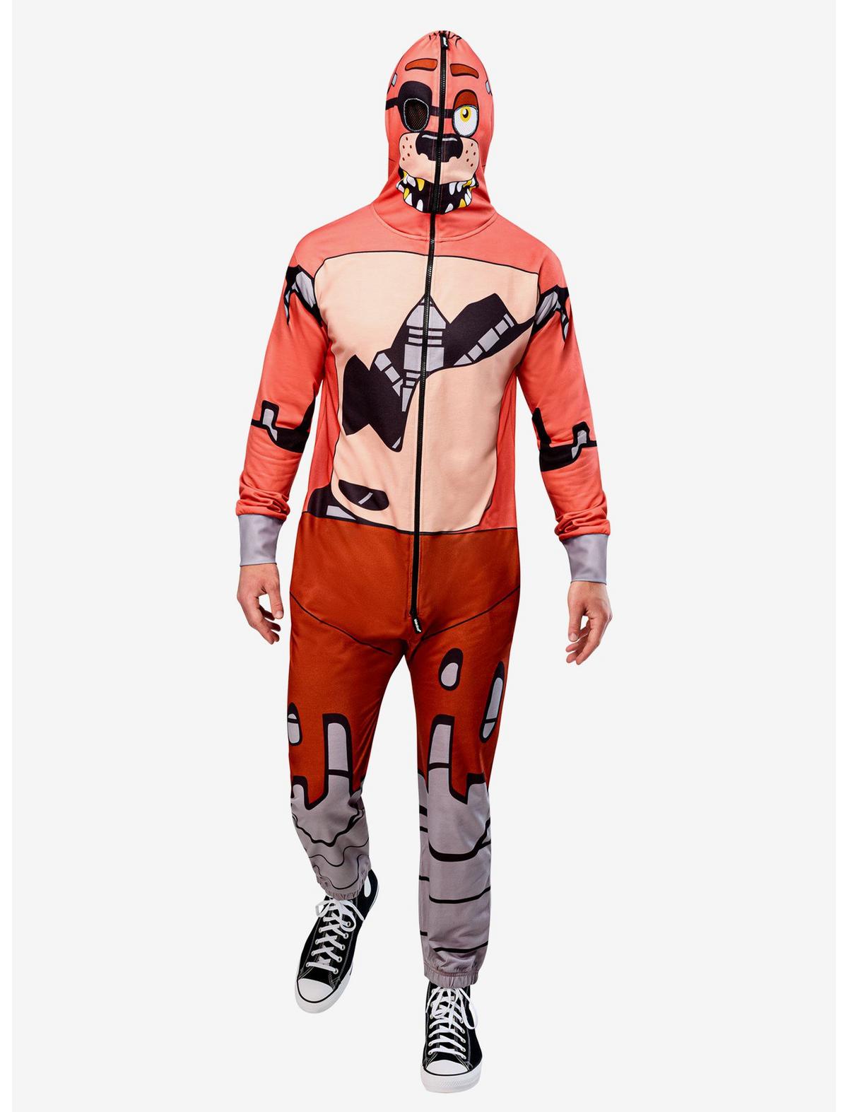 Five Nights at Freddy's Foxy Adult Hooded Zipster Costume - US 2973