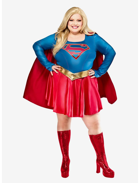 DC Comics Supergirl TV Series Adult Deluxe Costume Plus Size - US 5642