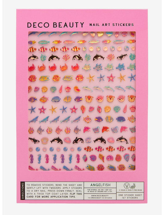 Deco Beauty Angelfish Nail Art Stickers - US 5067
