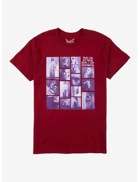 David Bowie Portrait Grid T-Shirt - US 0475