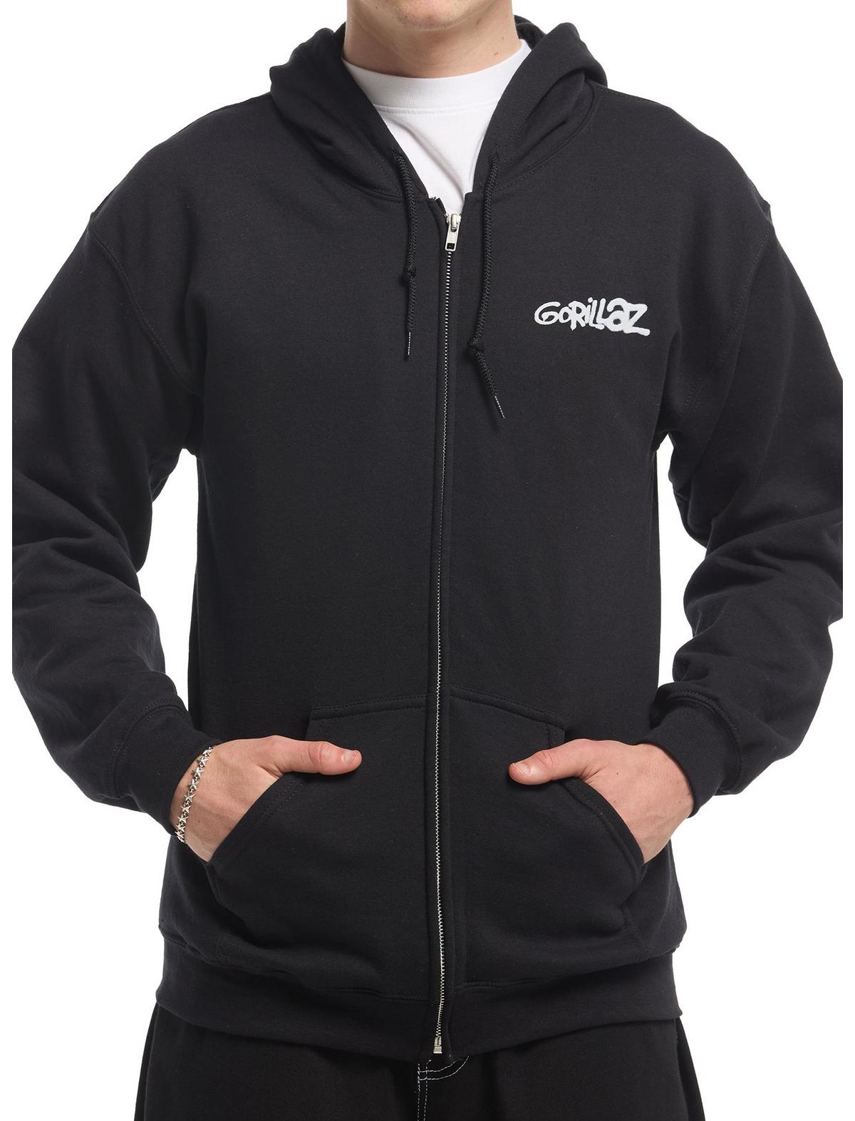 Gorillaz Black & White Group Photo Hoodie - US 4184