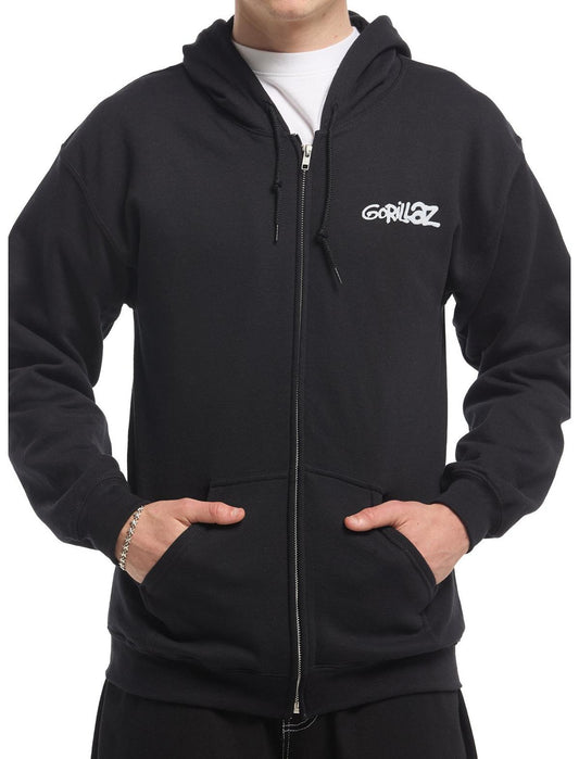 Gorillaz Black & White Group Photo Hoodie - US 4184