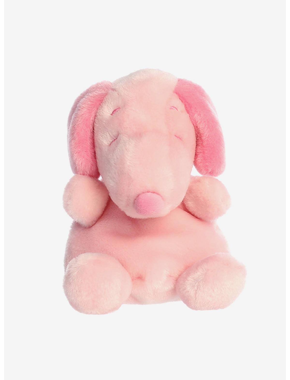 Aurora Palm Pals Peanuts Pink Snoopy Plush - US 6038