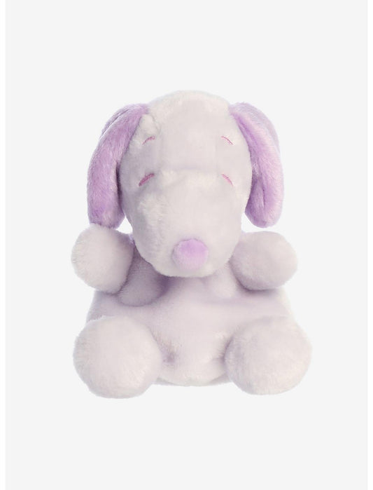 Aurora Palm Pals Peanuts Lavender Snoopy Plush - US 8141