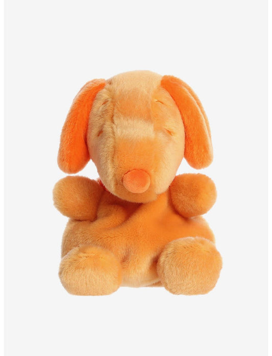 Aurora Palm Pals Peanuts Orange Snoopy Plush - US 9862