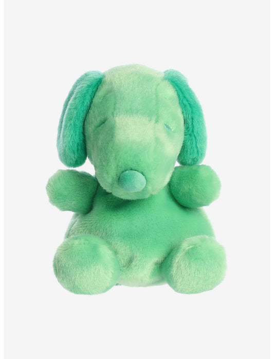 Aurora Palm Pals Peanuts Green Snoopy Plush - US 4070
