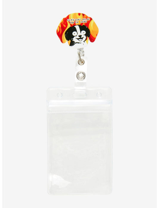 Don't Ask Me Dog Retractable Lanyard - US 4795