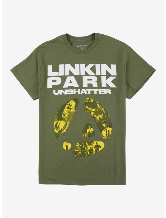 Linkin Park: Unshatter Band Logo T-Shirt - US 1636