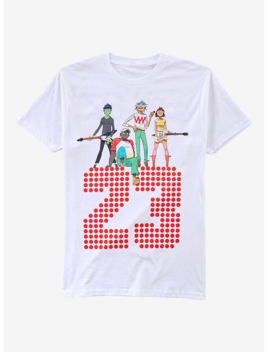 Gorillaz 23 Group T-Shirt Hot Topic Exclusive - US 1008