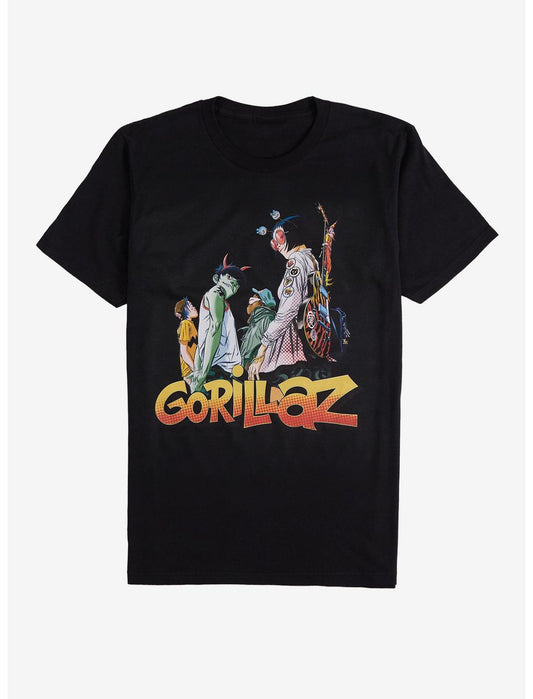 Gorillaz Group T-Shirt Hot Topic Exclusive - US 1086