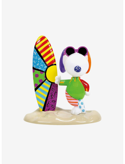 Britto Peanuts Joe Cool Surf Figurine - US 6324