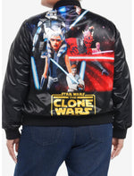 Her Universe Star Wars: The Clone Wars Group Girls Bomber Jacket Plus Size - US 0577