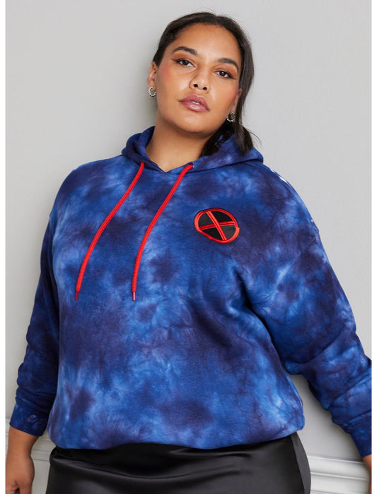 Her Universe Marvel X-Men '97 Storm Tie-Dye Girls Hoodie Plus Size - US 0610