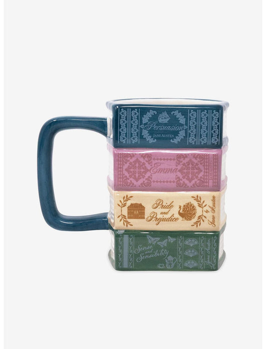 Jane Austen Book Stack Mug - US 2377