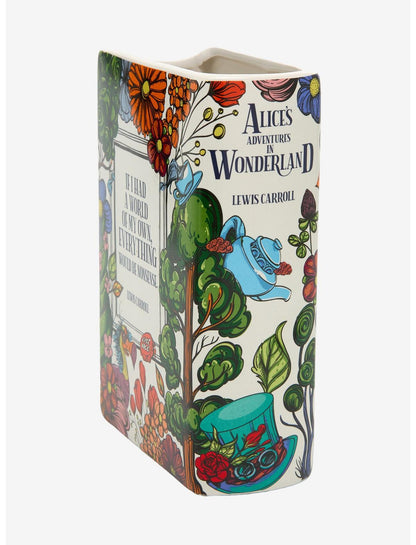 Alice's Adventures In Wonderland Floral Book Vase - US 5155