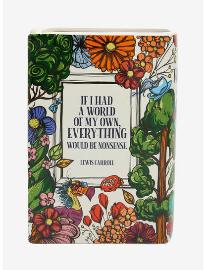 Alice's Adventures In Wonderland Floral Book Vase - US 5155