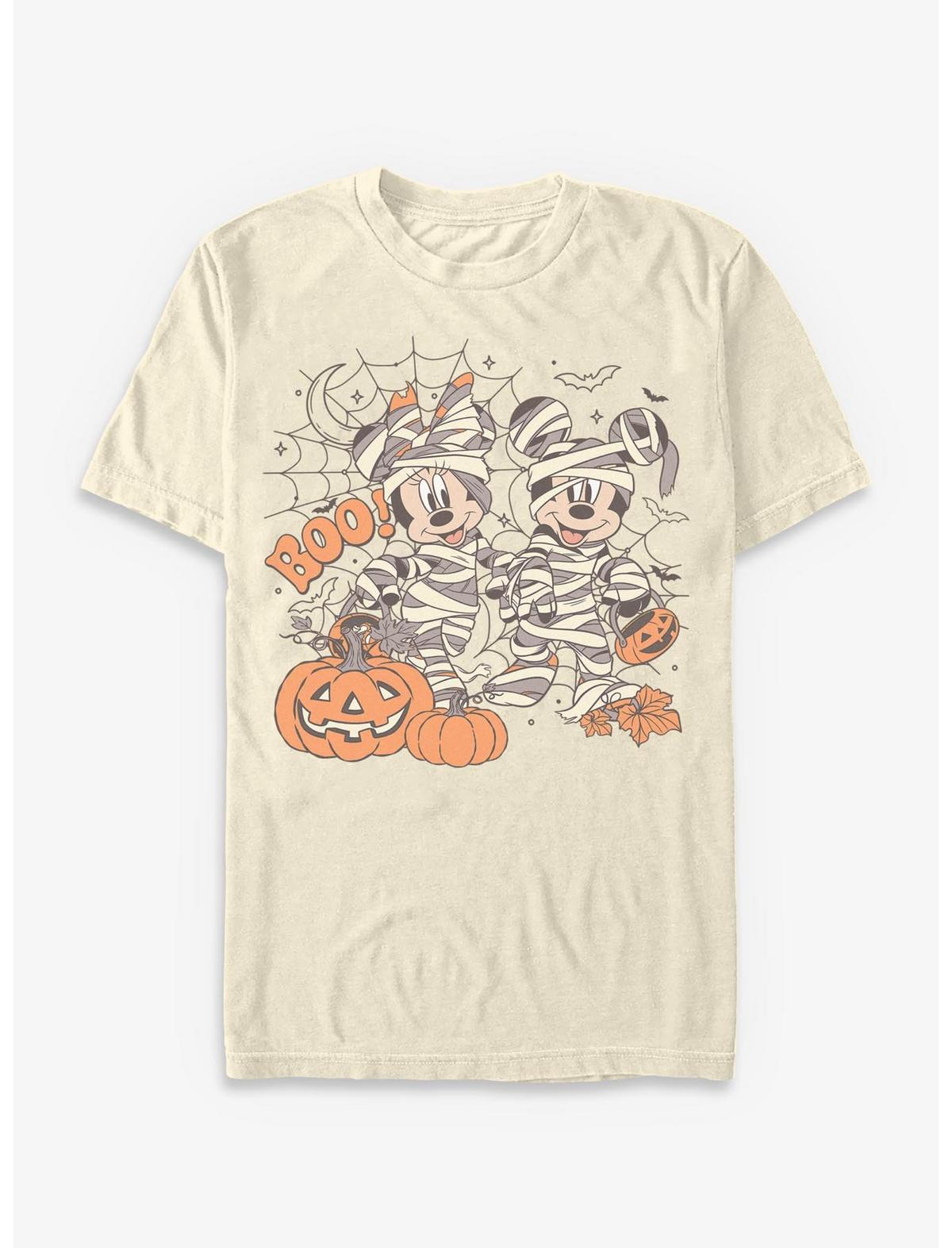 Disney Mickey Mouse And Minnie Mouse Halloween Mummy T-Shirt - US 6684