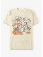 Disney Mickey Mouse And Minnie Mouse Halloween Mummy T-Shirt - US 6684