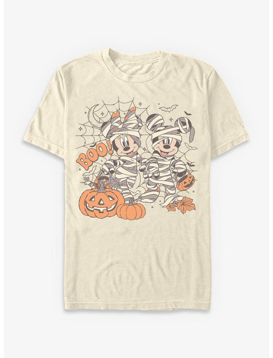 Disney Mickey Mouse And Minnie Mouse Halloween Mummy T-Shirt - US 6684