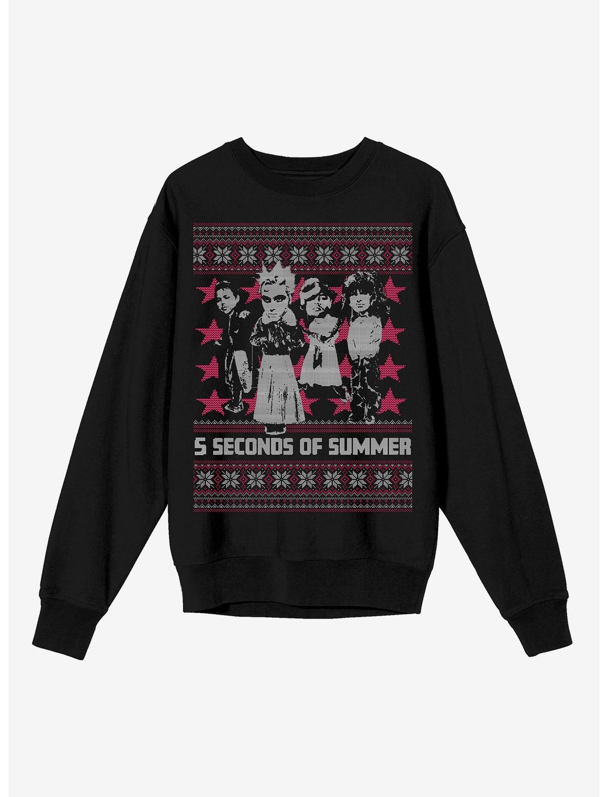 5 Seconds Of Summer Star Holiday Sweatshirt - US 4607