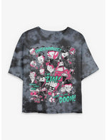 Invader ZIM I Am Zim Girls Tie-Dye Crop T-Shirt Hot Topic Exclusive - US 3598