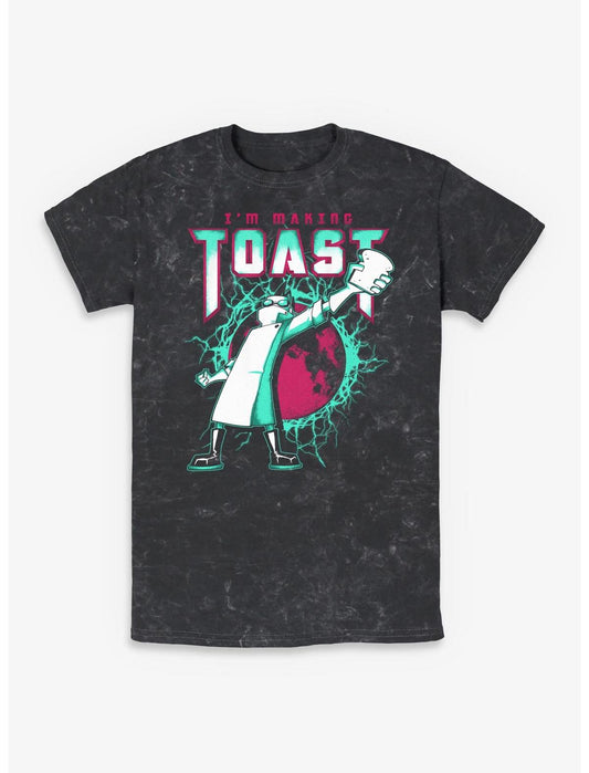 Invader ZIM Electric Toast Making Mineral Wash T-Shirt Hot Topic Exclusive - US 1957